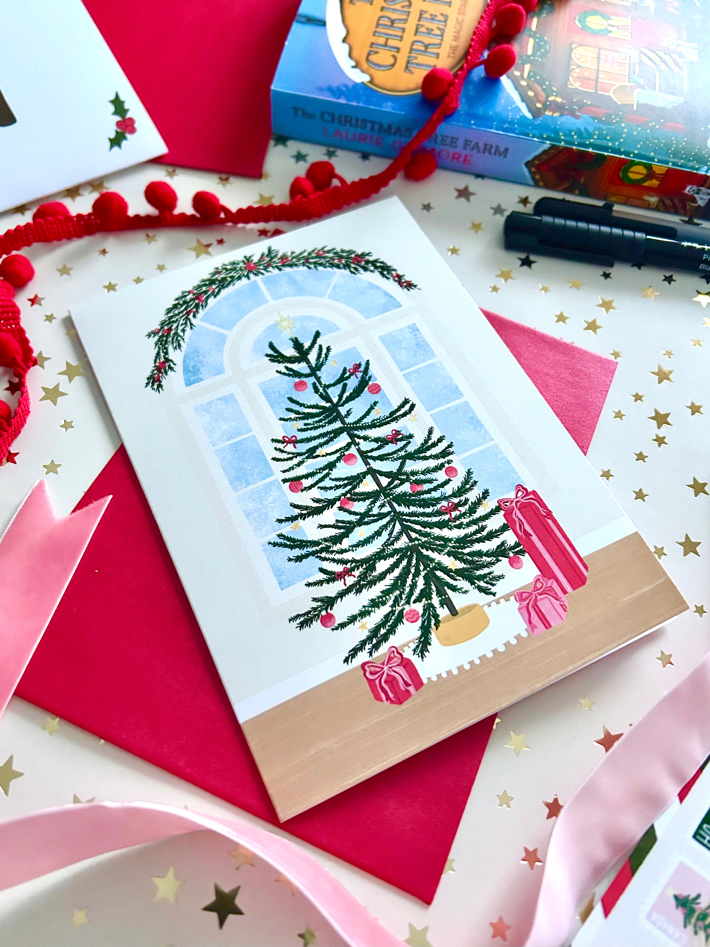 Carte de souhait — Sapin nordique