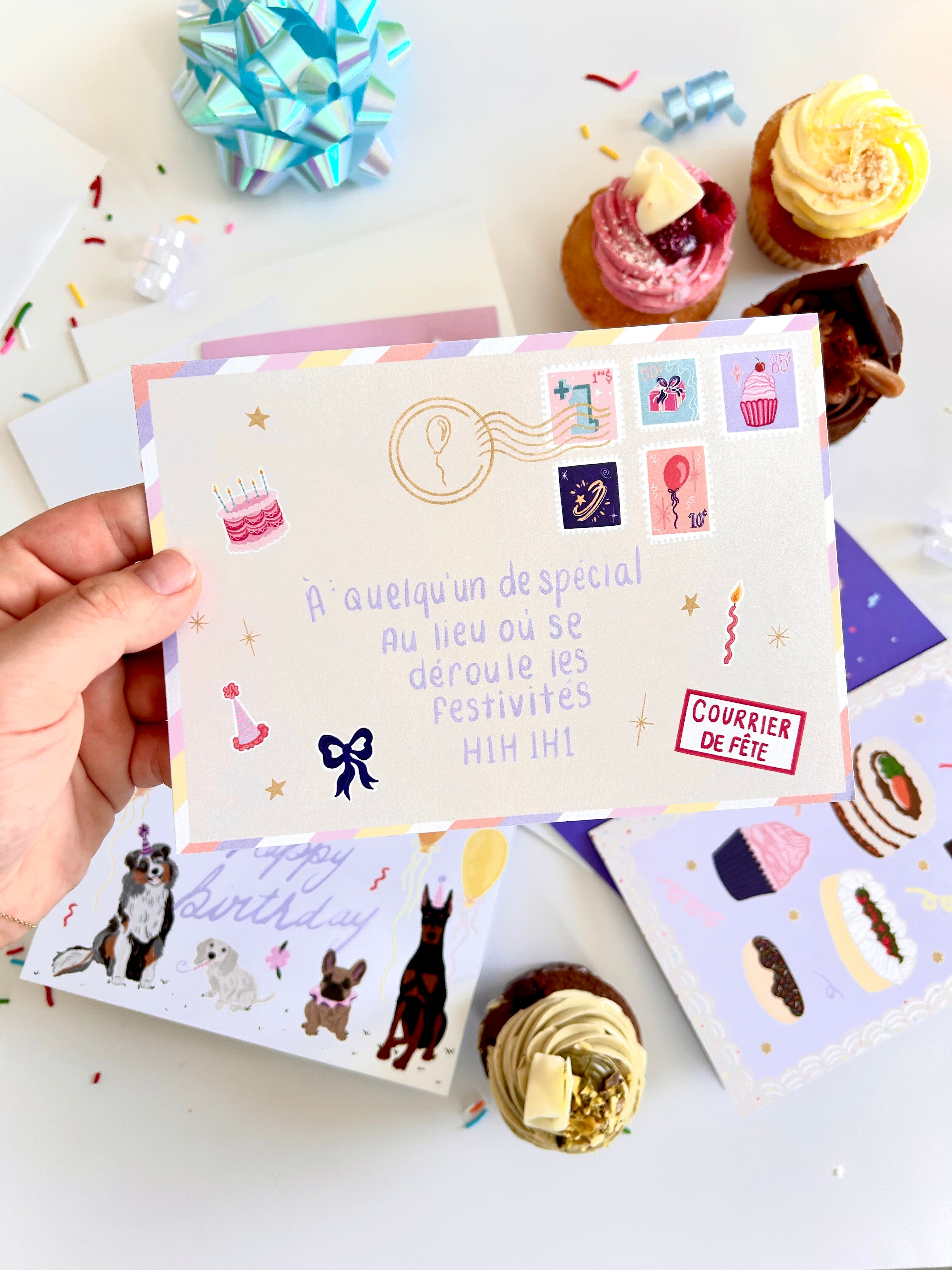 Carte de souhaits — Carte postale d’anniversaire