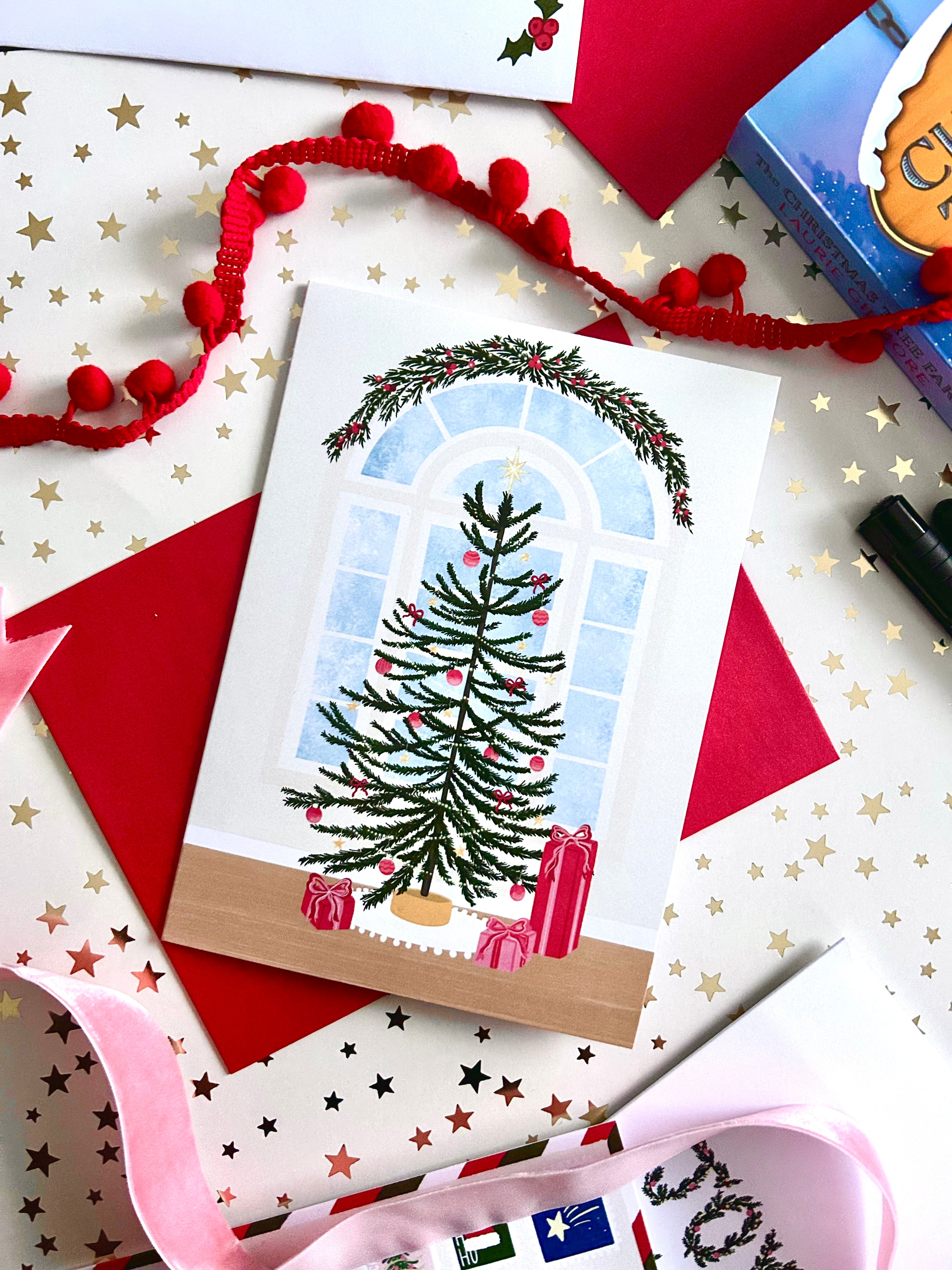 Carte de souhait — Sapin nordique