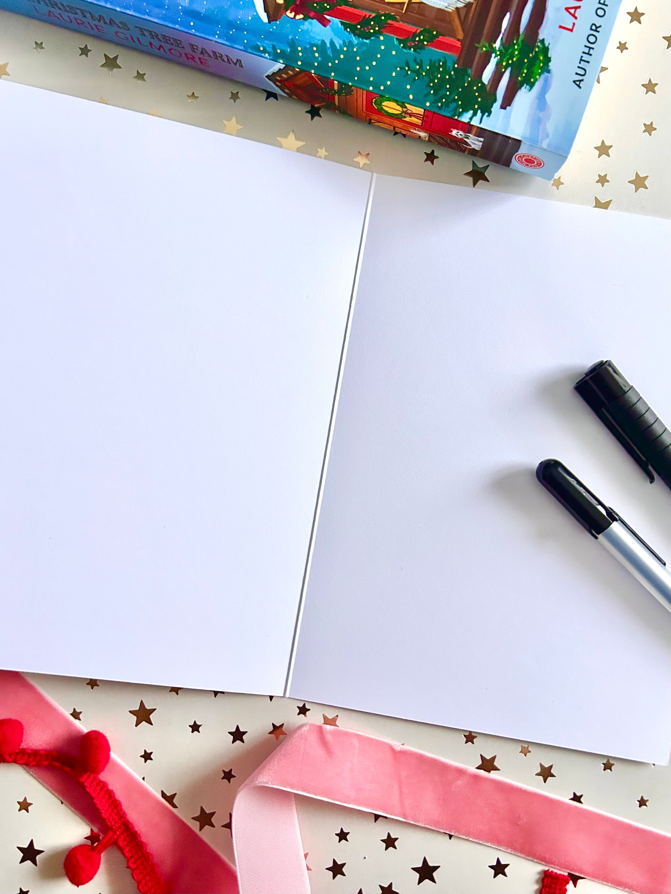 Carte de souhait — Carte postale au père Noël