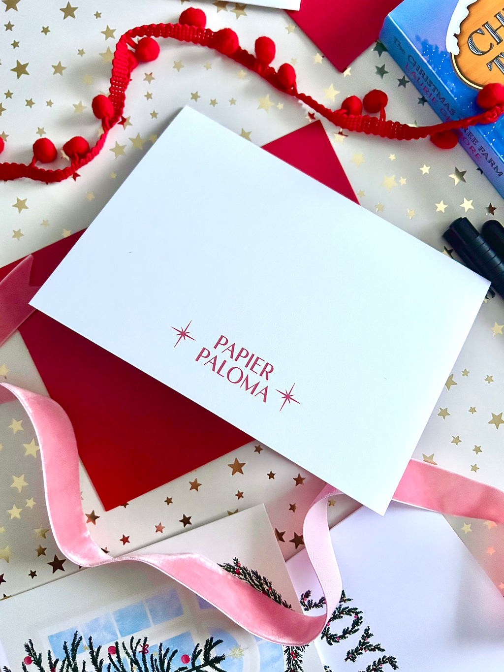 Carte de souhait — Carte postale au père Noël