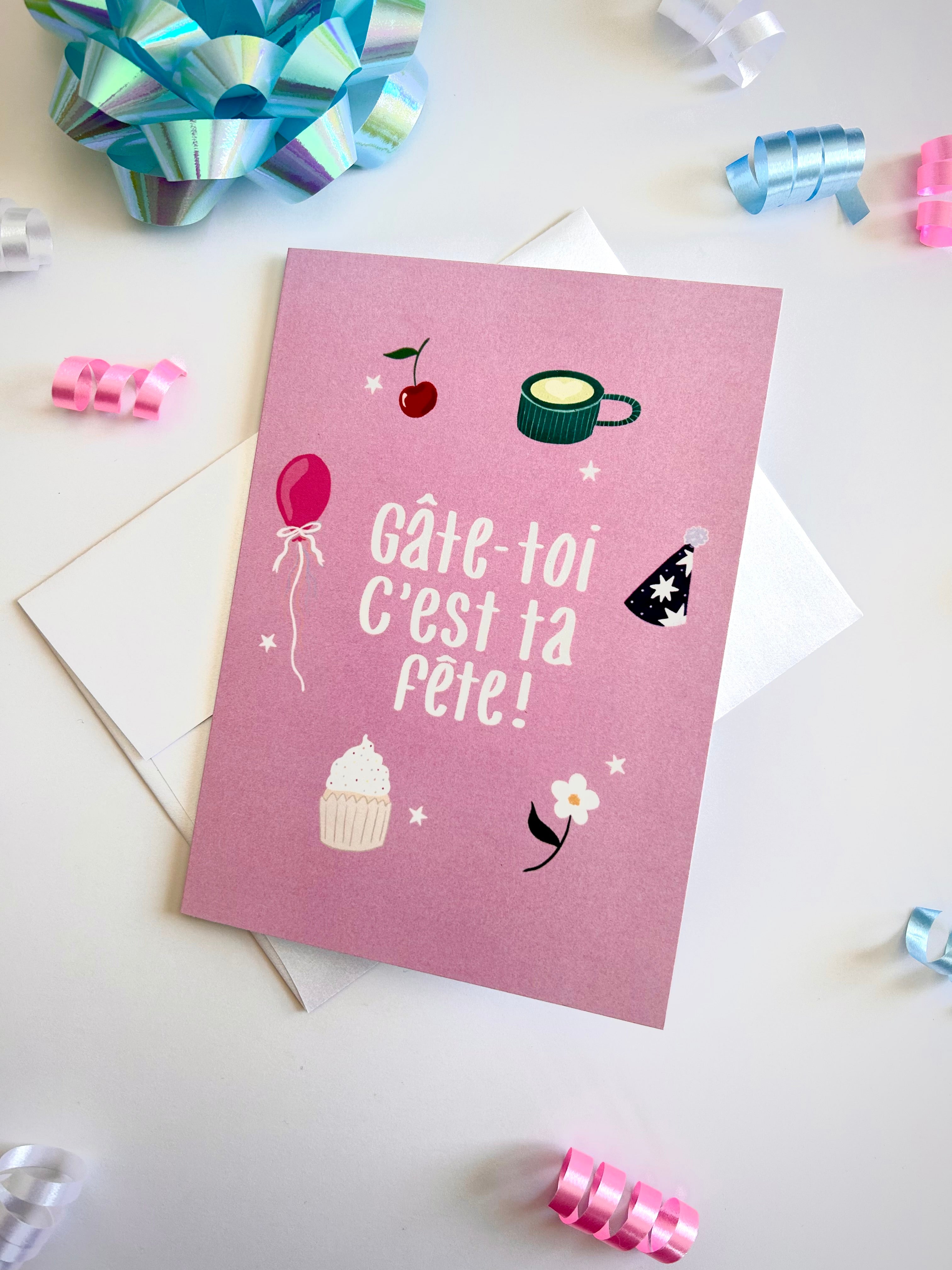 Carte de souhaits — Se gâter