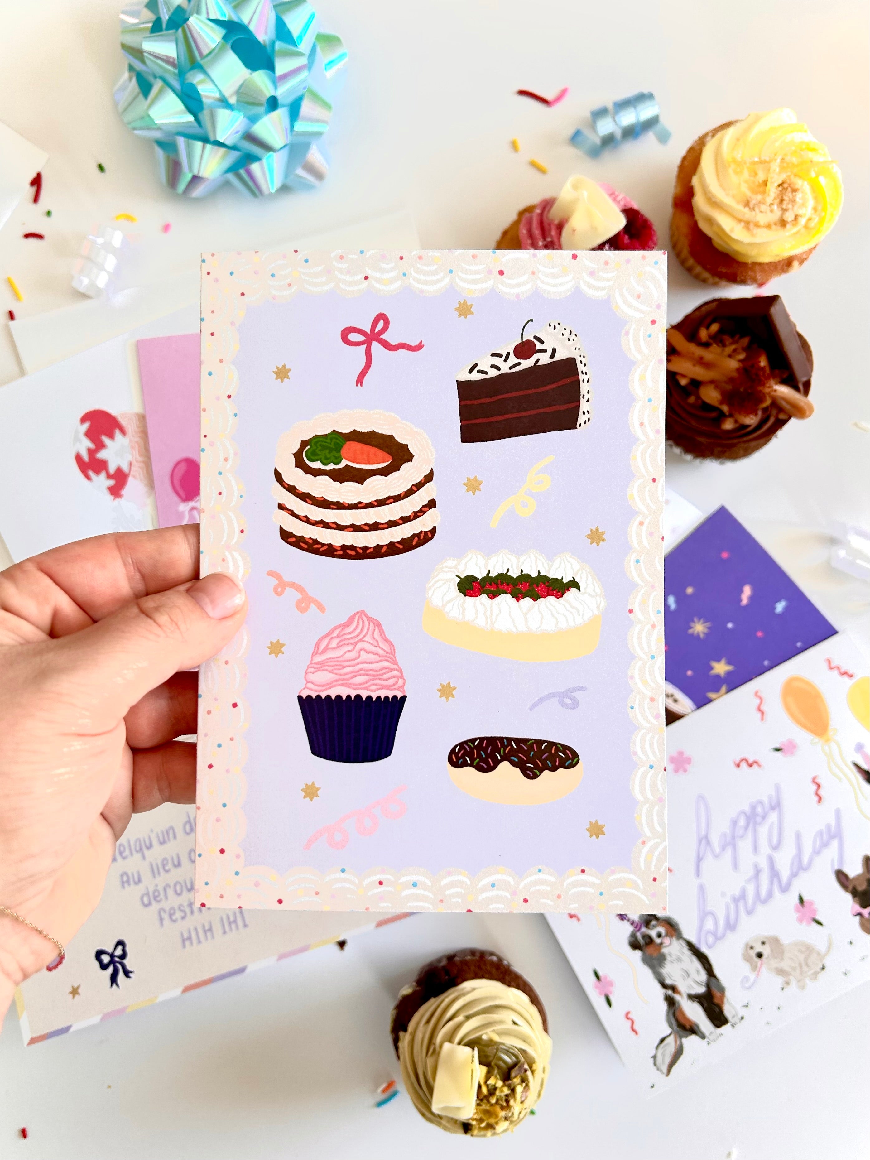 Carte de souhaits — Desserts