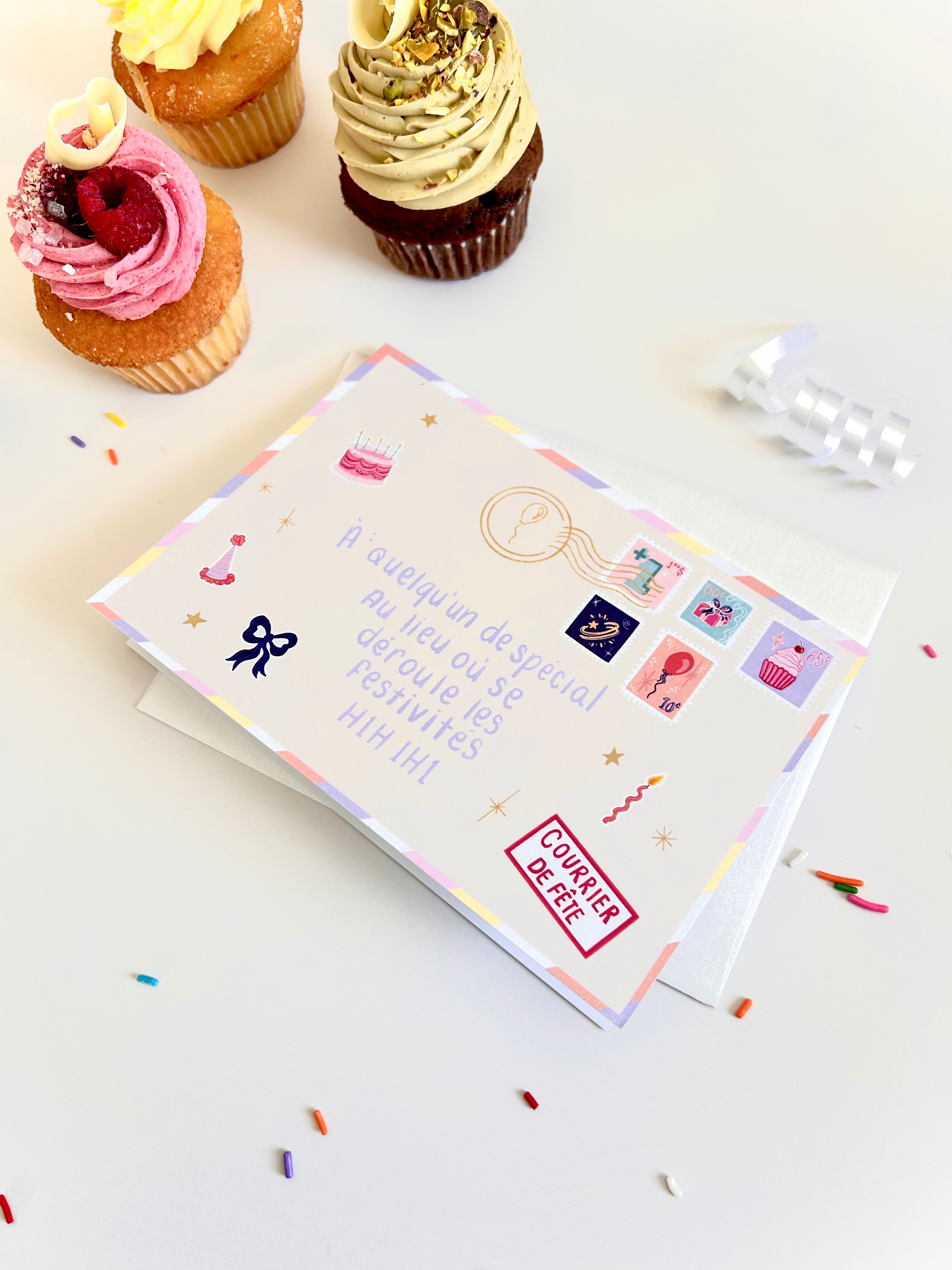 Carte de souhaits — Carte postale d’anniversaire