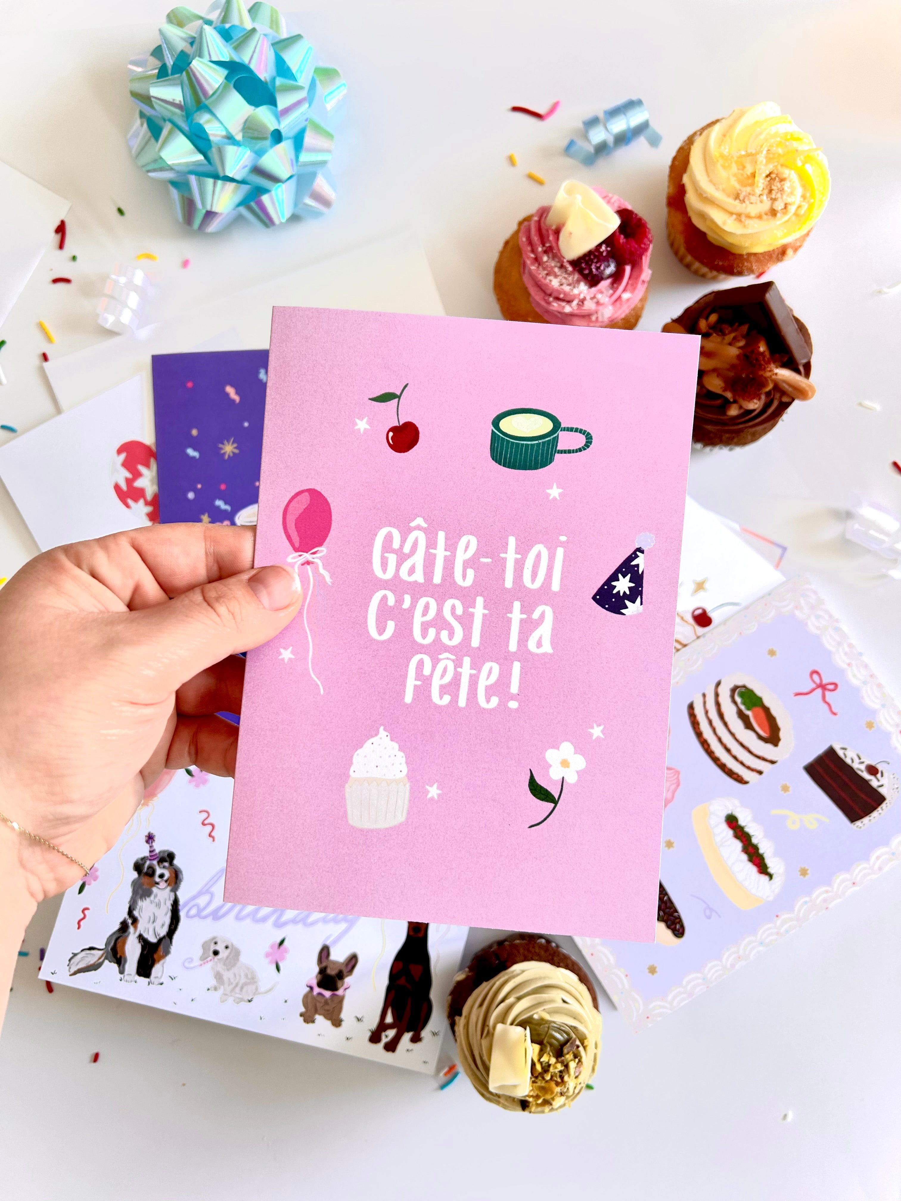 Carte de souhaits — Se gâter