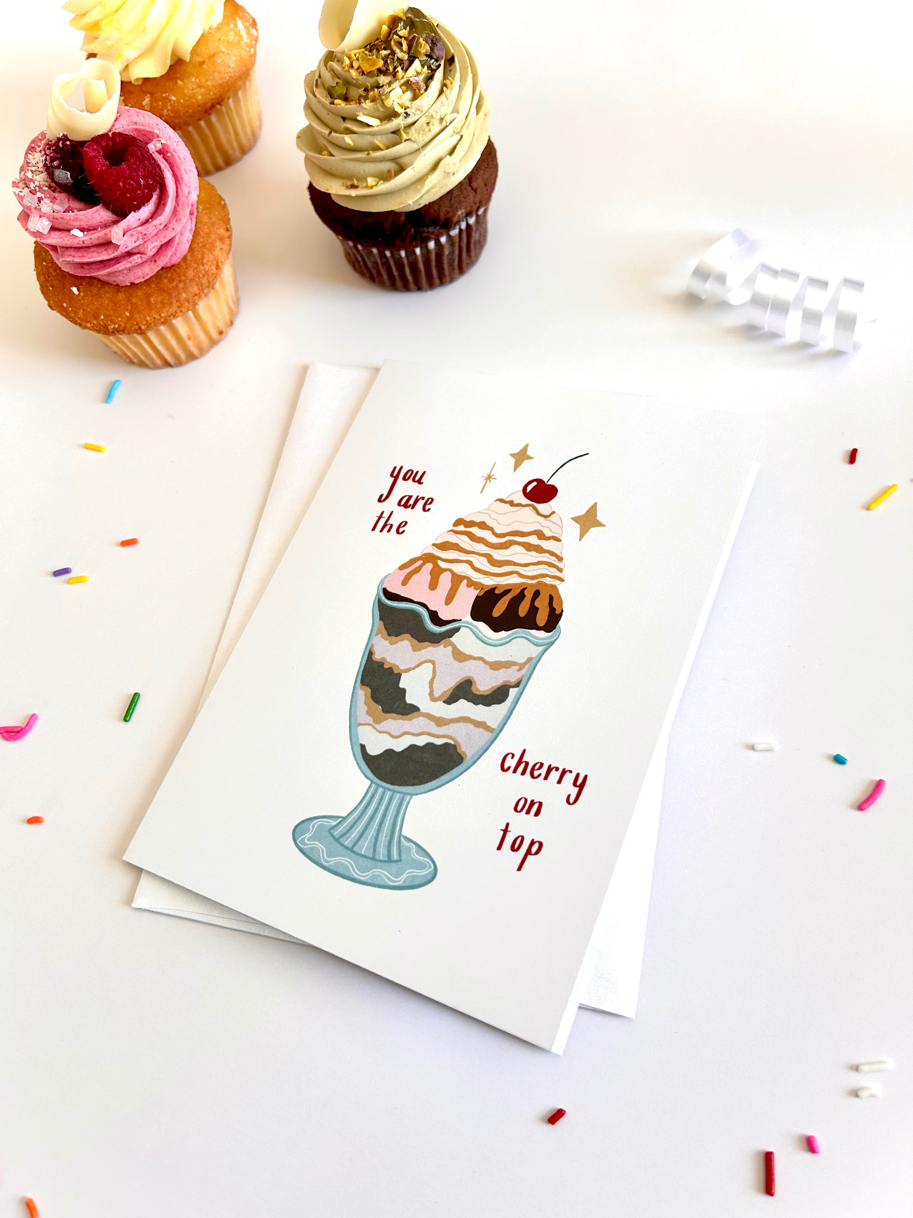 Carte de souhaits — Sundae