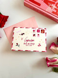 Carte de souhaits — Carte postale à Cupidon