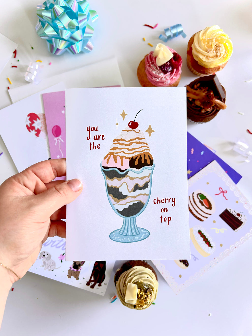 Carte de souhaits — Sundae