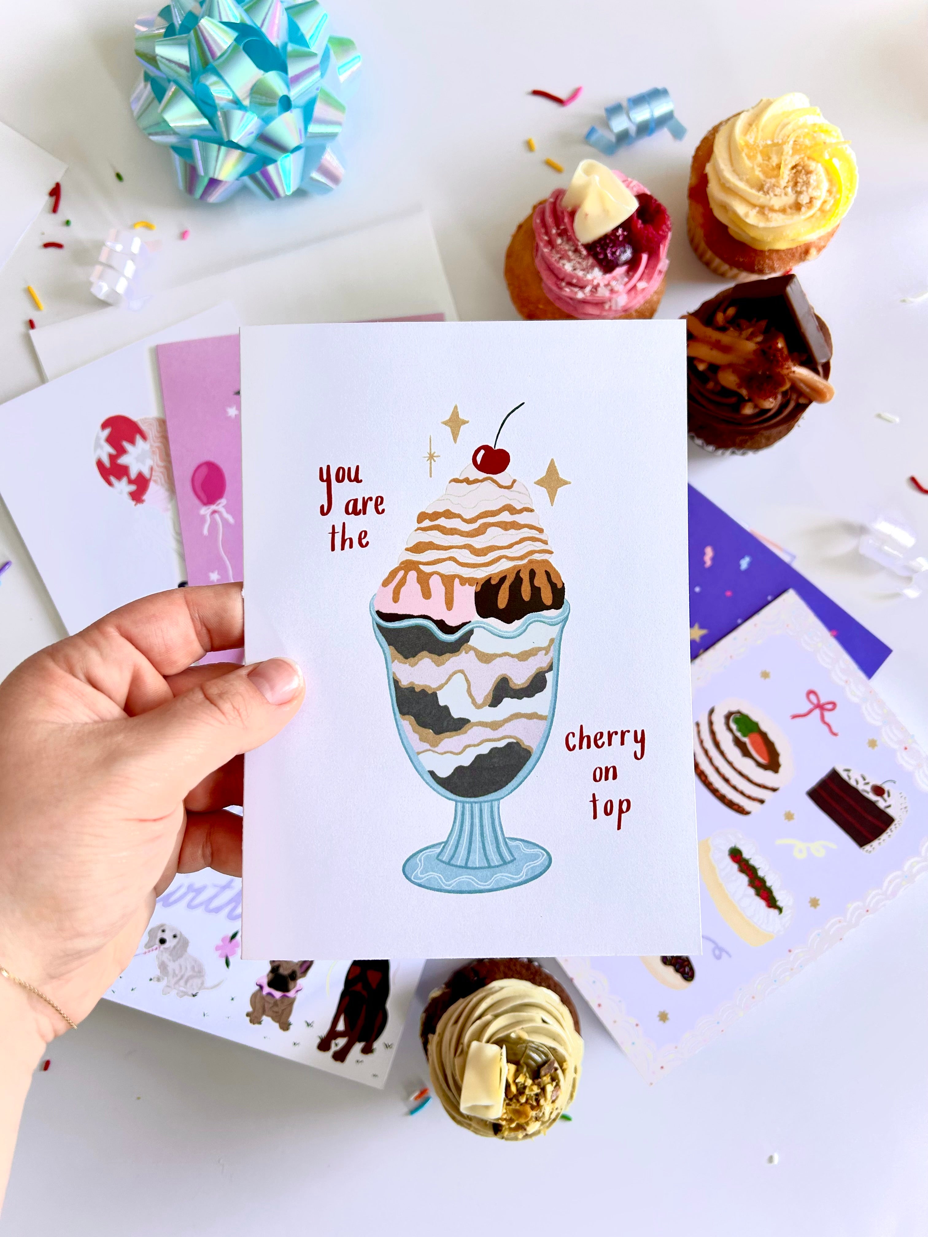 Carte de souhaits — Sundae