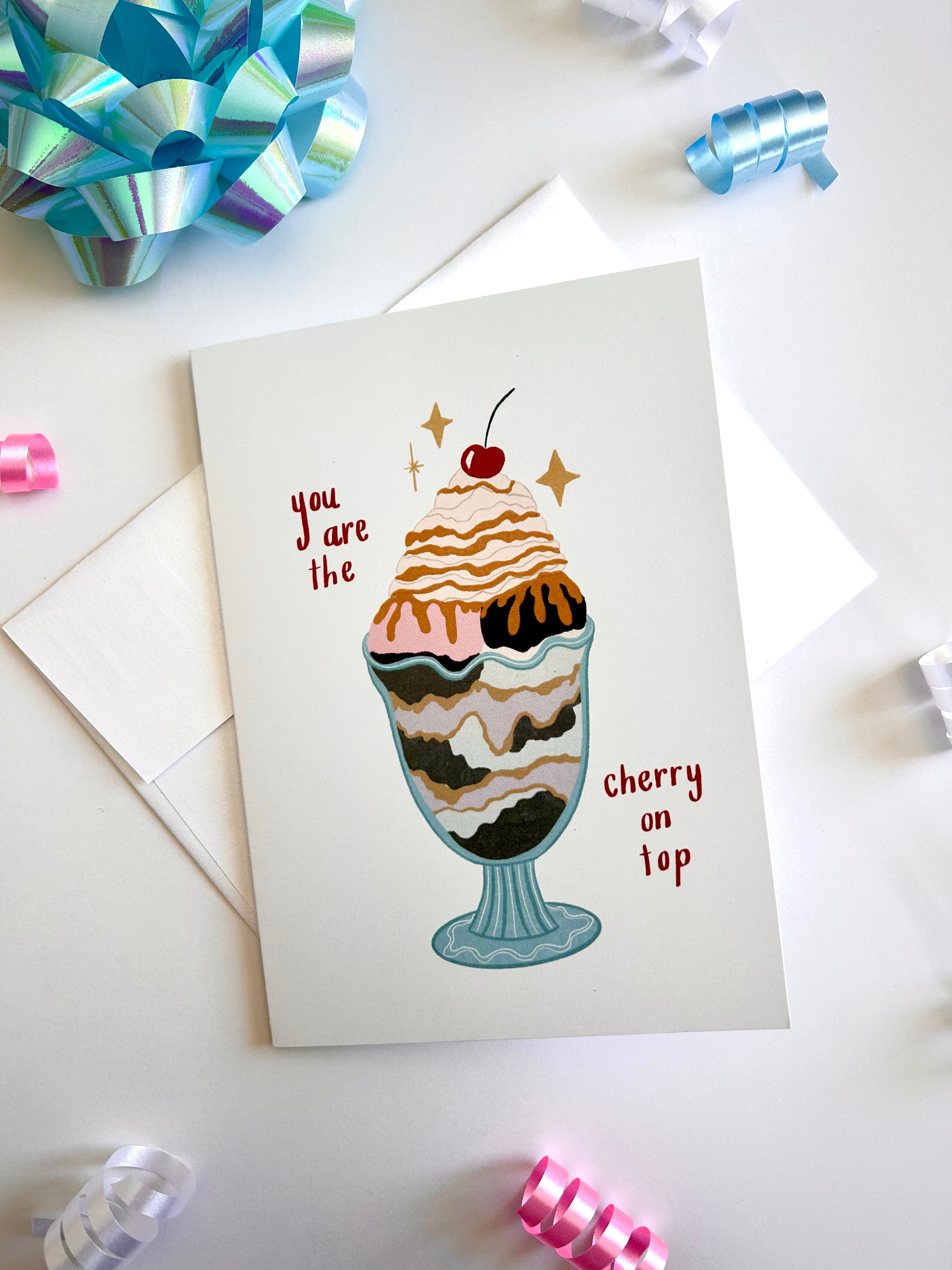 Carte de souhaits — Sundae