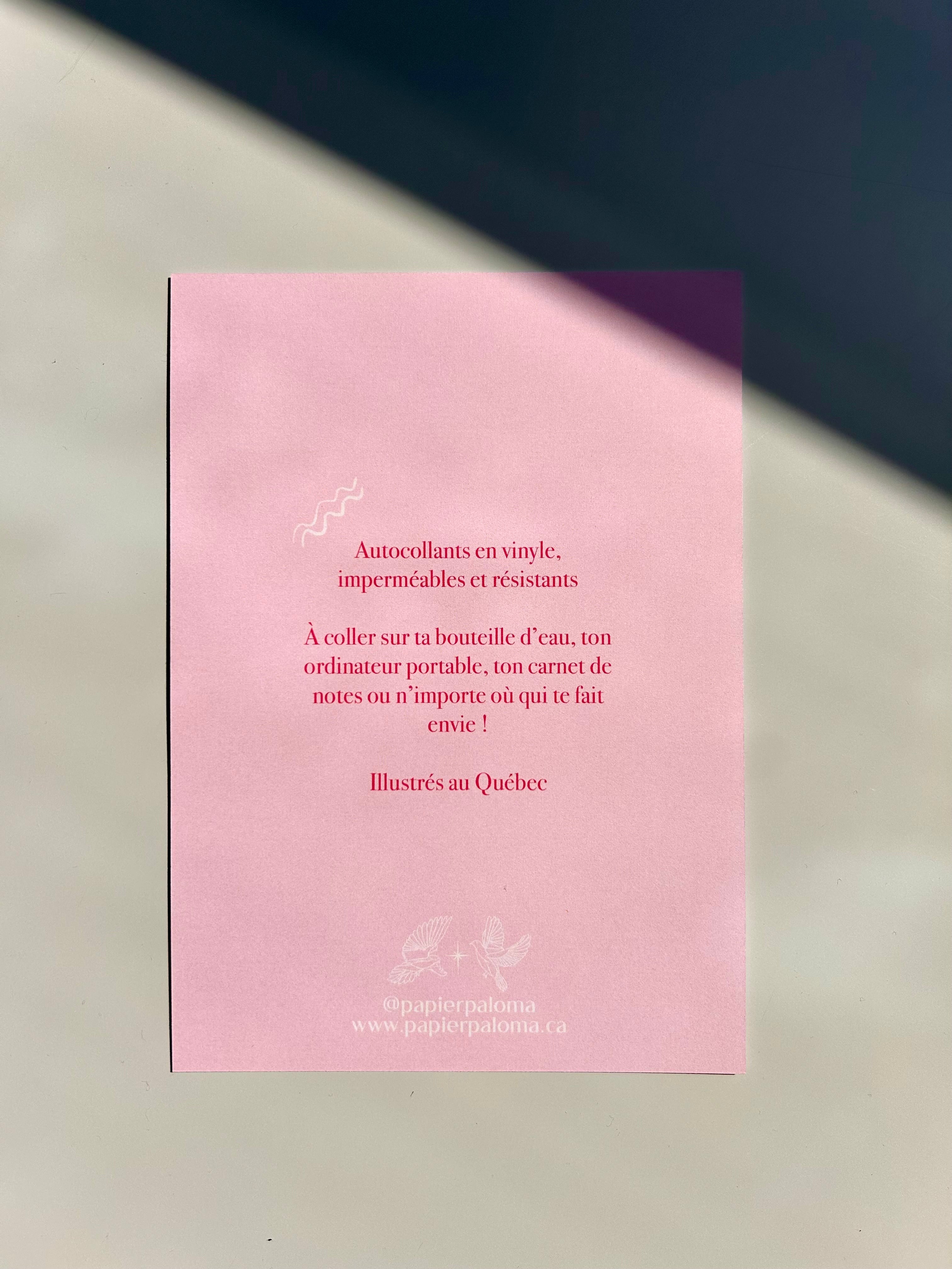 Ensemble d’autocollants — Éclat tropique