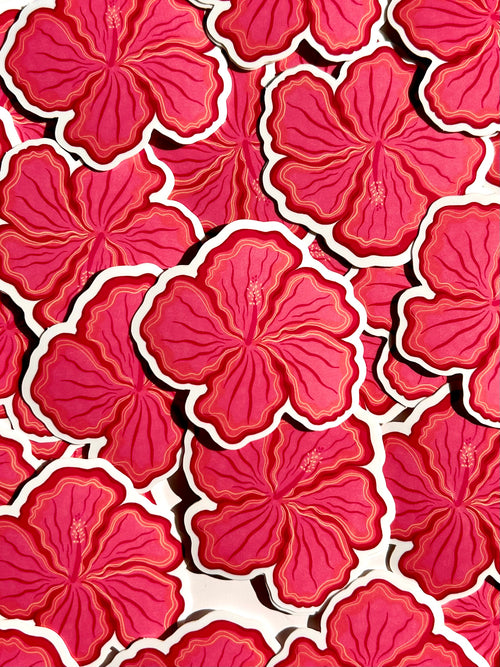 Autocollant — Hibiscus