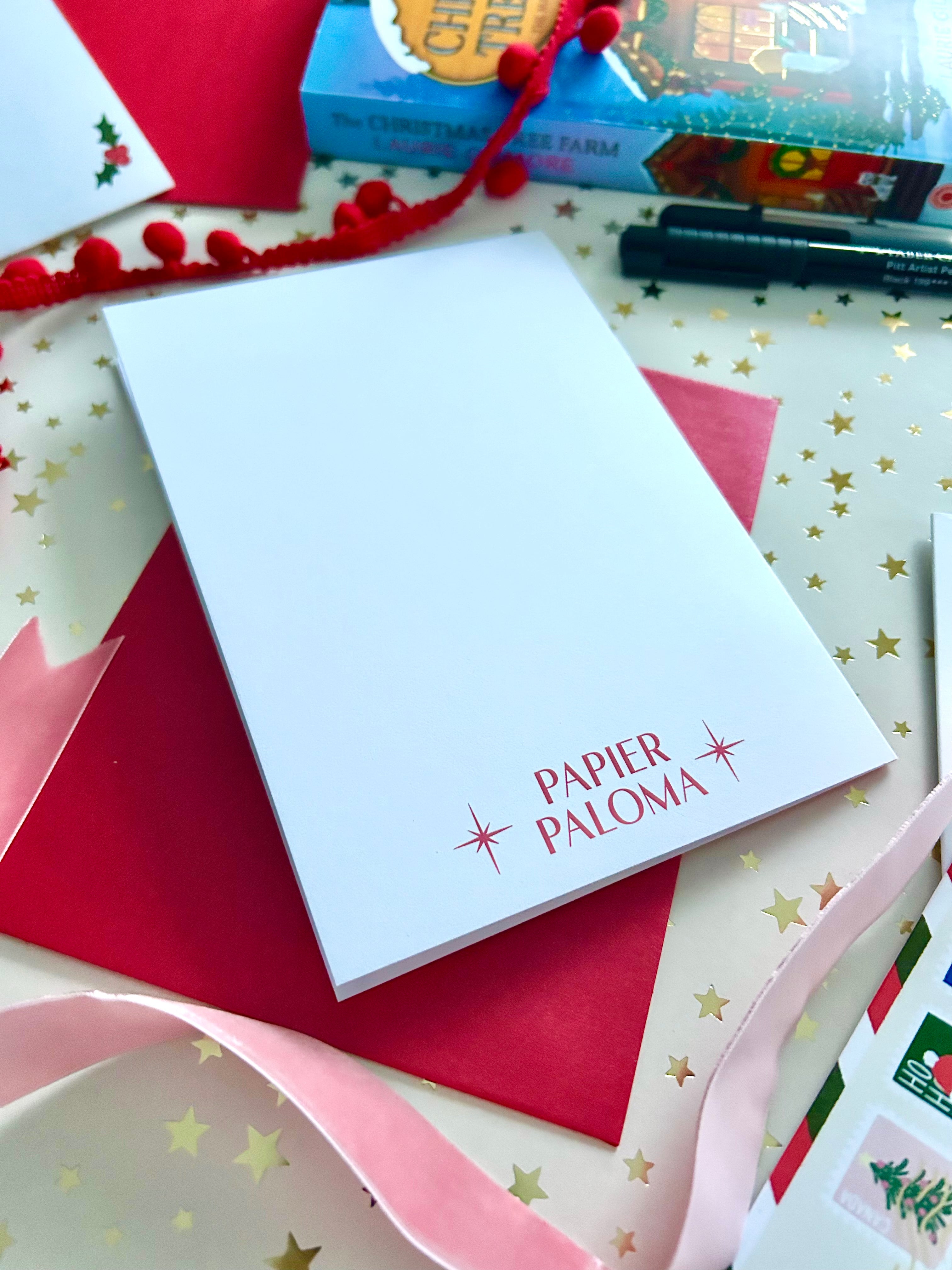 Carte de souhait — Sapin nordique