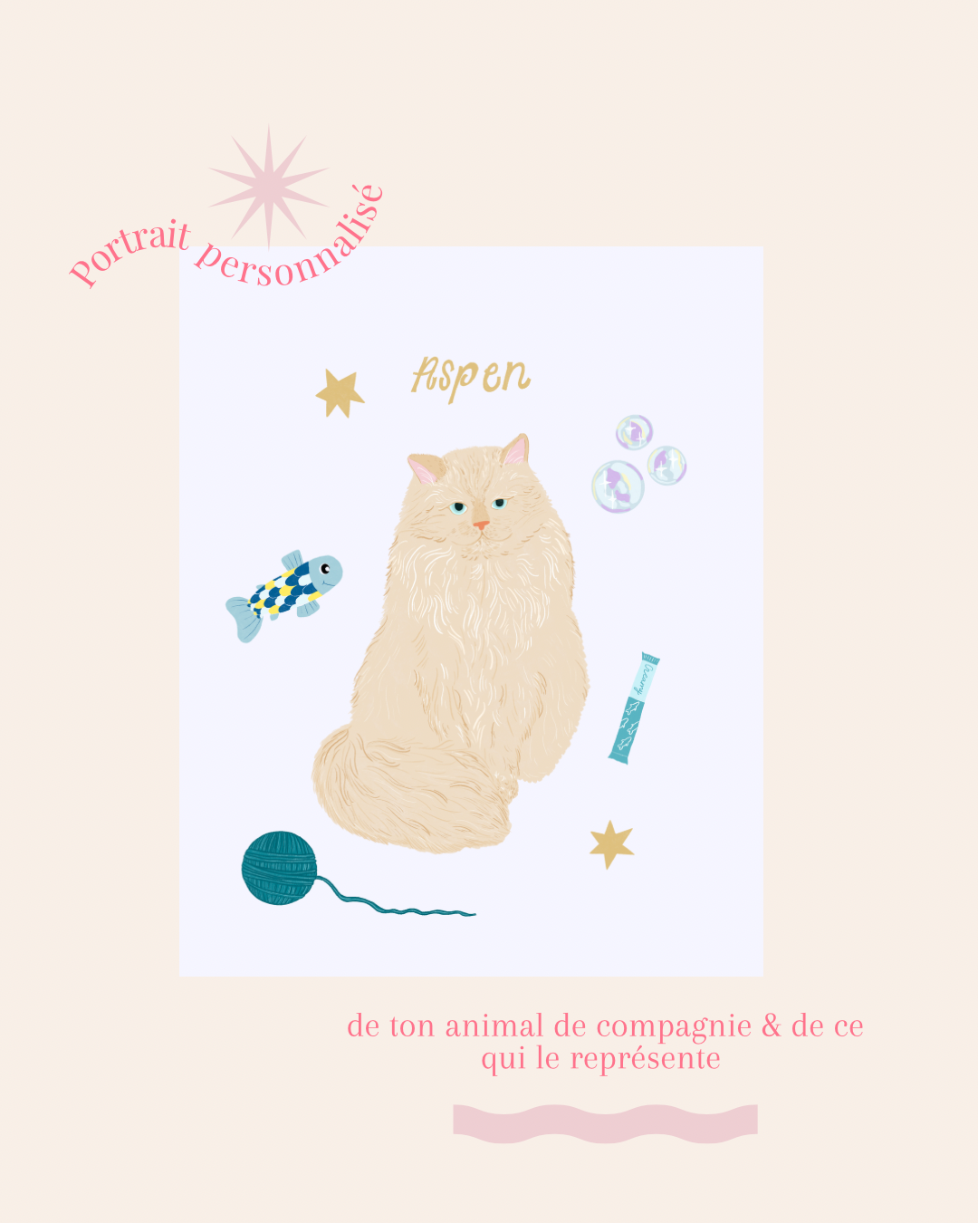 Portrait personnalisé — Animal de compagnie
